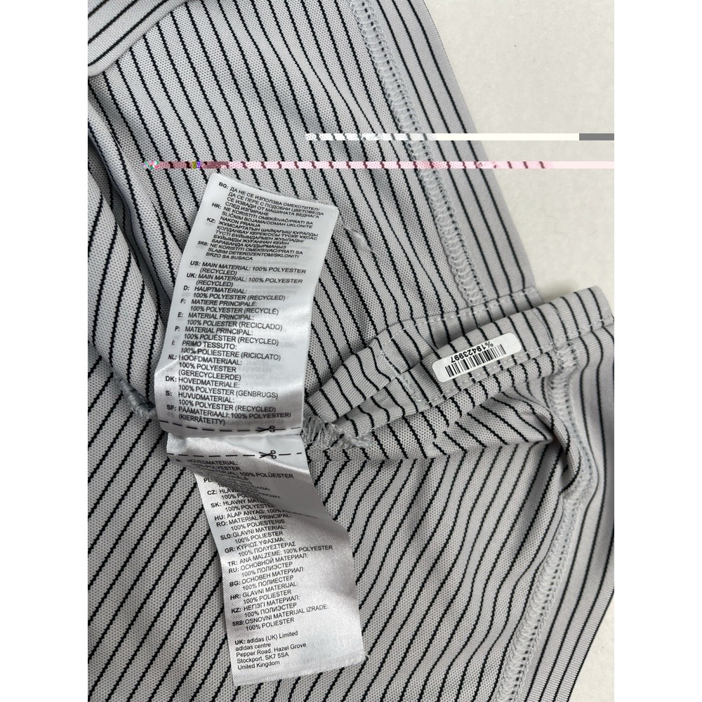 Mickey Mouse Adidas Disney Striped Golf Polo Shirt Men's XXL 2XL Performance - Picture 6 of 7